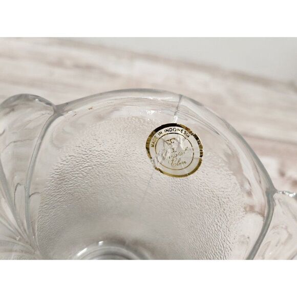 Crystal Clear Frosted Glass Tulip Votive Candle Holder Height 4" Home Decor - Picture 6 of 9